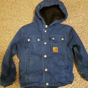 Boys blue carhartt size 4